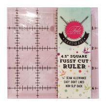 Tula Pink Unicorn 4.5" x 4.5" Square Non-Slip Quilt  Ruler