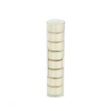 Fil-Tec Clear-Quilt Cotton Prewound Bobbins Tube of 8 - Size 15 Class - Cream