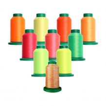 Isacord - Neon Thread Set - Includes 10-1000m Spools of Polyester Embroidery Thread