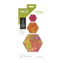 AccuQuilt - GO! Hexagon - 1", 1 1/2", 2 1/2" Sides Die