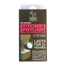 The Goat Notions Company - The Original Stitcher's Spotlight Rechargeable Sewing Light Kit - Two Light Bonus Pack