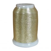 Yenmet Metallic Thread - Pyrite S7 (7011) Fools Gold 1000 Meter Spool