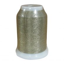 Yenmet Metallic Thread - SN21 Solid Light Gold 1000 Meter Spool