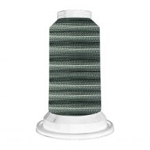 V24 Black Stripe - Floriani Variegated Rayon Embroidery Thread - 1000m Spool
