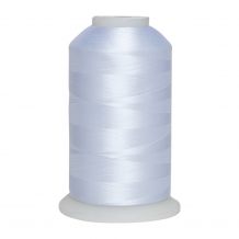 X010 White Exquisite 5000 Meter Polyester Embroidery Thread King Spool