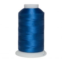 X104 China Blue Exquisite 5000 Meter Polyester Embroidery Thread King Spool