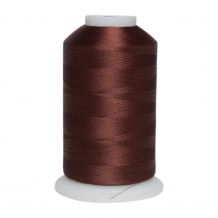 X859 Dark Brown 2 Exquisite 5000 Meter Polyester Embroidery Thread King Spool